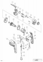 HITACHI 10MM DRILL D 10VC3 SPARE PARTS