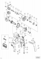 HITACHI 10MM DRILL D 10VG SPARE PARTS