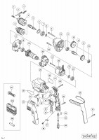 HITACHI 13MM DRILL D 13VF SPARE PARTS