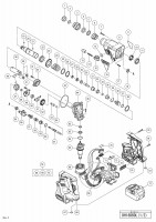 HITACHI CORDLESS ROTARY HAMMER DH 18DBDL SPARE PARTS