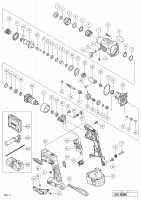 HITACHI CORDLESS ROTARY HAMMER DH 18DMR SPARE PARTS