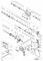 HITACHI ROTARY HAMMER DH 24PB3 SPARE PARTS