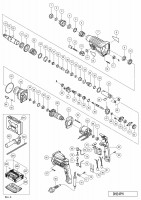 HITACHI ROTARY HAMMER DH 24PH SPARE PARTS