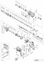 HITACHI ROTARY HAMMER DH 24PX SPARE PARTS