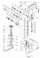 HITACHI 25MM HAMMER DRILL DH 25PA SPARE PARTS