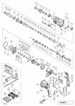 HITACHI ROTARY HAMMER DH 28PCY SPARE PARTS