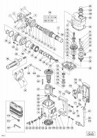 HITACHI HAMMER DRILL DH 35 SPARE PARTS