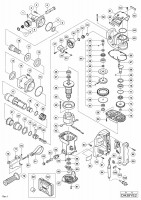 HITACHI ROTARY HAMMER DH 38YE2 SPARE PARTS