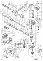 HITACHI ROTARY HAMMER DH 40MEY SPARE PARTS