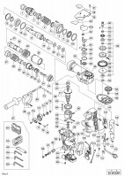 HITACHI HAMMER DRILL DH 40MR SPARE PARTS