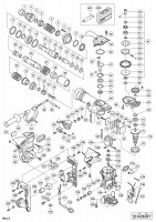 HITACHI ROTARY HAMMER DH 40MRY SPARE PARTS