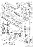 HITACHI ROTARY HAMMER DH 45MEY SPARE PARTS