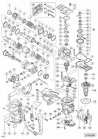 HITACHI ROTARY HAMMER DH 45MR SPARE PARTS