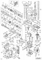 HITACHI ROTARY HAMMER DH 50MRY SPARE PARTS