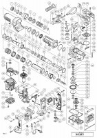 HITACHI ROTARY HAMMER DH 52MEY SPARE PARTS