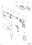 HITACHI CORDLESS DRIVER DRILL DN 10DSA SPARE PARTS