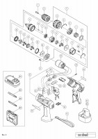 HITACHI 12V CORDLESS DRIVER DRILL DS 12DVB2 SPARE PARTS