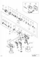 HITACHI 12V CORDLESS DRIVER DRILL DS 12DVC SPARE PARTS