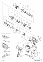 HITACHI CORDLESS DRIVER DRILL DS12DVFA SPARE PARTS