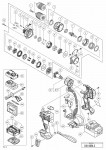 HITACHI CORDLESS DRIVER DRILL DS 18DBL2 SPARE PARTS