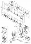 HITACHI CORDLESS DRIVER DRILL DS 18DBXL SPARE PARTS