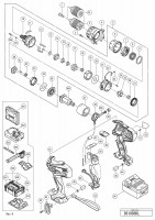 HITACHI CORDLESS DRIVER DRILL DS 18DSDL SPARE PARTS