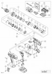 HITACHI CORDLESS DRIVER DRILL DS 18DSFL SPARE PARTS