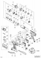 HITACHI 18V CORDLESS DRIVER DRILL DS18DVF3 SPARE PARTS