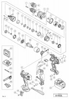 HITACHI CORDLESS IMPACT DRIVER DRILL DV 14DSDL SPARE PARTS