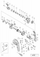 HITACHI IMPACT DRILL DV 16SS SPARE PARTS