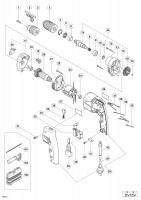 HITACHI IMPACT DRILL DV 16V SPARE PARTS