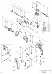 HITACHI IMPACT DRILL DV 18V SPARE PARTS