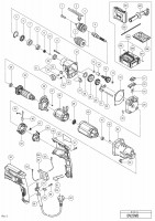 HITACHI IMPACT DRILL DV 20VD SPARE PARTS