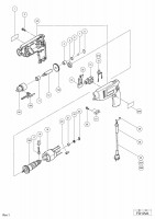 HITACHI DRILL FD 10VA SPARE PARTS