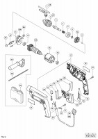 HITACHI IMPACT DRILL FDV 12V SPARE PARTS