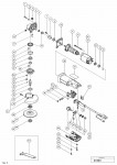HITACHI DISC GRINDER G 10SB1 SPARE PARTS