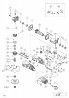 HITACHI DISC GRINDER G 10SN SPARE PARTS