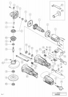 HITACHI DISC GRINDER G 10SS2 SPARE PARTS