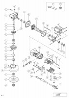 HITACHI DISC GRINDER G 10ST SPARE PARTS