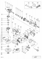 HITACHI 115MM DISC GRINDER G 12SE2 SPARE PARTS