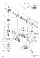 HITACHI DISC GRINDER G 12SN SPARE PARTS