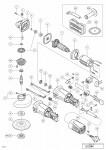 HITACHI DISC GRINDER G 12SR4 SPARE PARTS