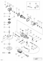 HITACHI DISC GRINDER G 12SS SPARE PARTS