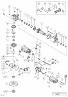 HITACHI 115MM DISC GRINDER G 12VA SPARE PARTS