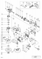 HITACHI 125MM DISC GRINDER G 13SE2 SPARE PARTS