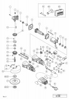 HITACHI DISC GRINDER G 13SN SPARE PARTS