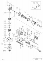 HITACHI DISC GRINDER G 13SQ SPARE PARTS