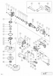 HITACHI DISC GRINDER G 13YC SPARE PARTS