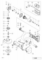 HITACHI CORDLESS DISC GRINDER G 14DMR SPARE PARTS