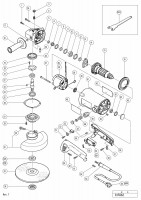 HITACHI DISC GRINDER G 15SA2 SPARE PARTS